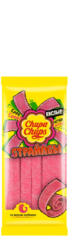Мармелад жевательный Chupa Chups Кислые Страйпсы